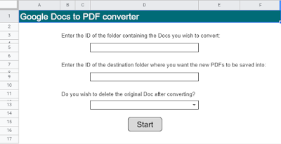 Bulk convert Google Docs to PDFs using Apps Script
