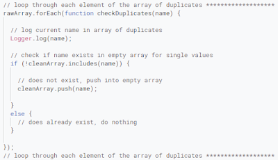 Remove array duplicates